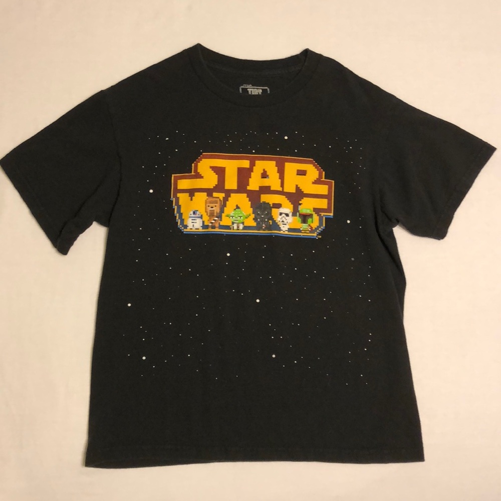 LIKE NEW Boys Star Wars Tiny Death Star T Shirt